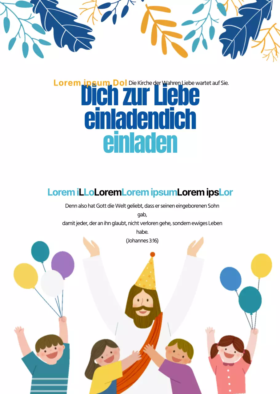 Ein Leitfaden für Gottesdienste mit niedlichen Illustrationen