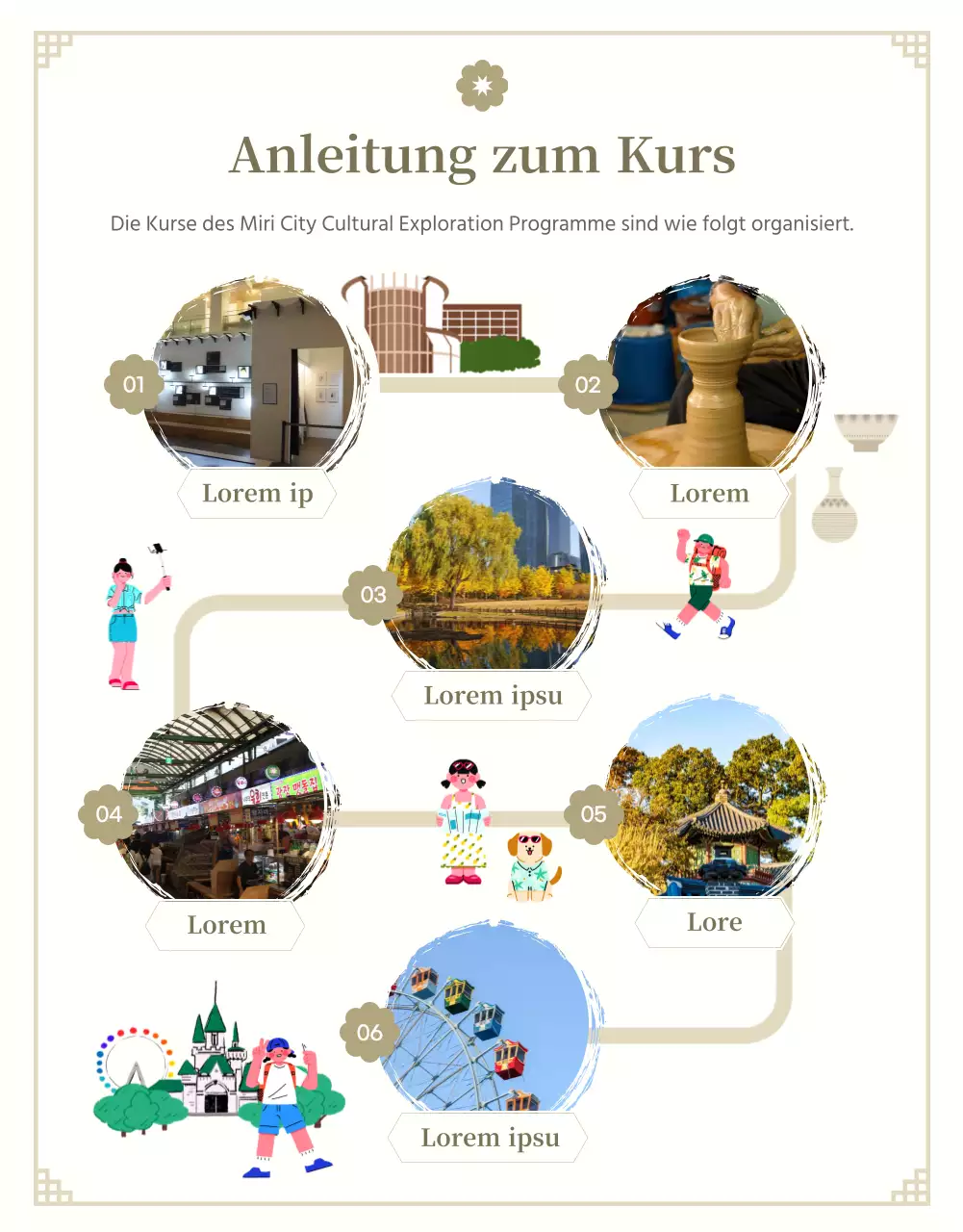 Ein beruhigendes, traditionelles Poster mit einer Porzellanoberfläche in Elfenbein.