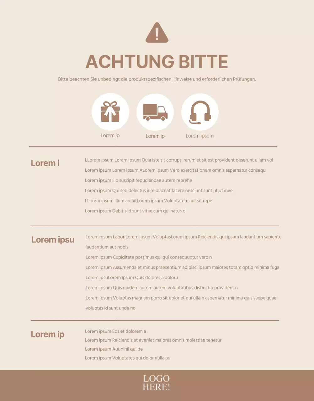 Hochzeitswoche in Beige