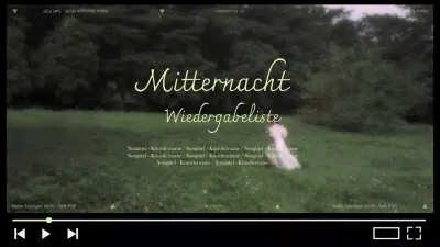 Grüne und schwarze sentimentale Musik-Wiedergabeliste YouTube thumbnail