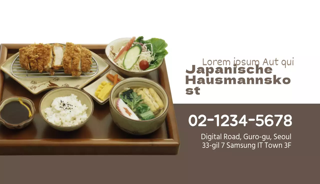 Japanische Hausmannskost