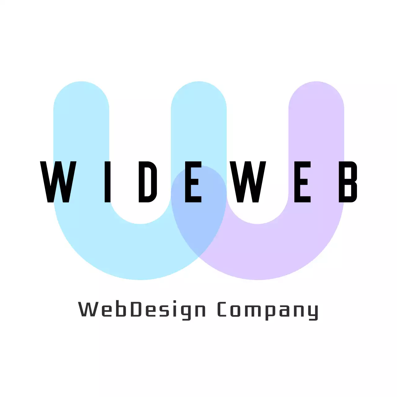 水色 モダン 会社案内 ロゴ