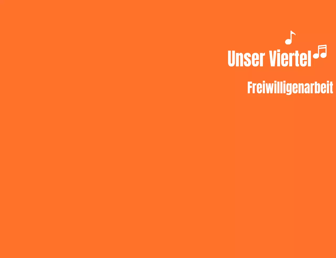 Rhythmischer Textlogostil in Orange und Weiß Freiwilligenorganisation