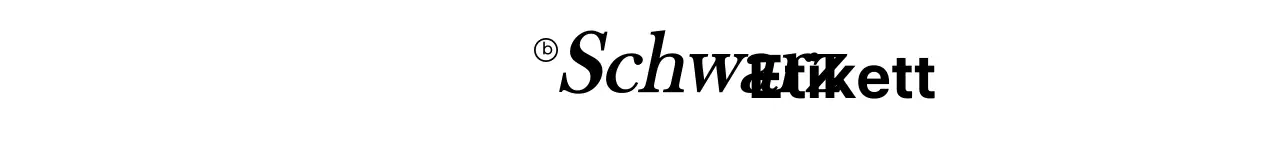 Einfache, saubere Schriftkombinationen in schwarzer und weißer Farbe Logo-Stil Werbung für Bekleidungsgeschäfte und Werbung