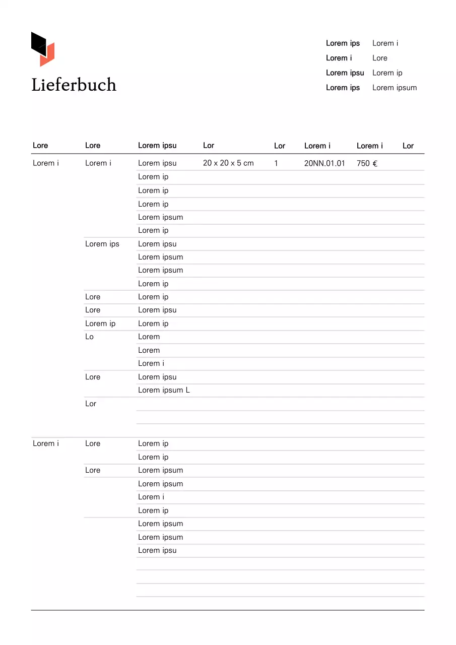 Ein sauberes weißes und beiges Versorgungsregister