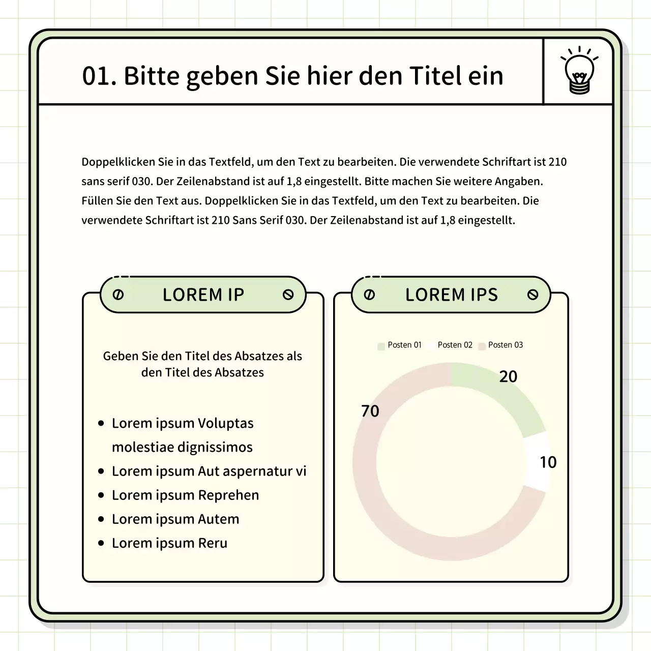 Basis-Präsentationsset in Gelb und Chartreuse