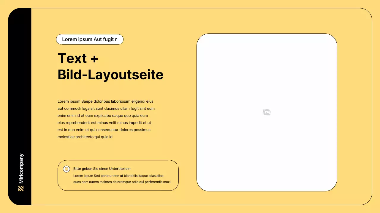 Business-Illustration mit einfachen Linien und gelber Farbe