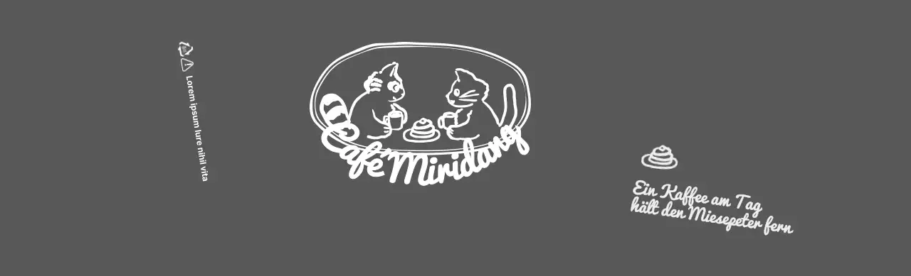 Becherhalter für Typo Cafe