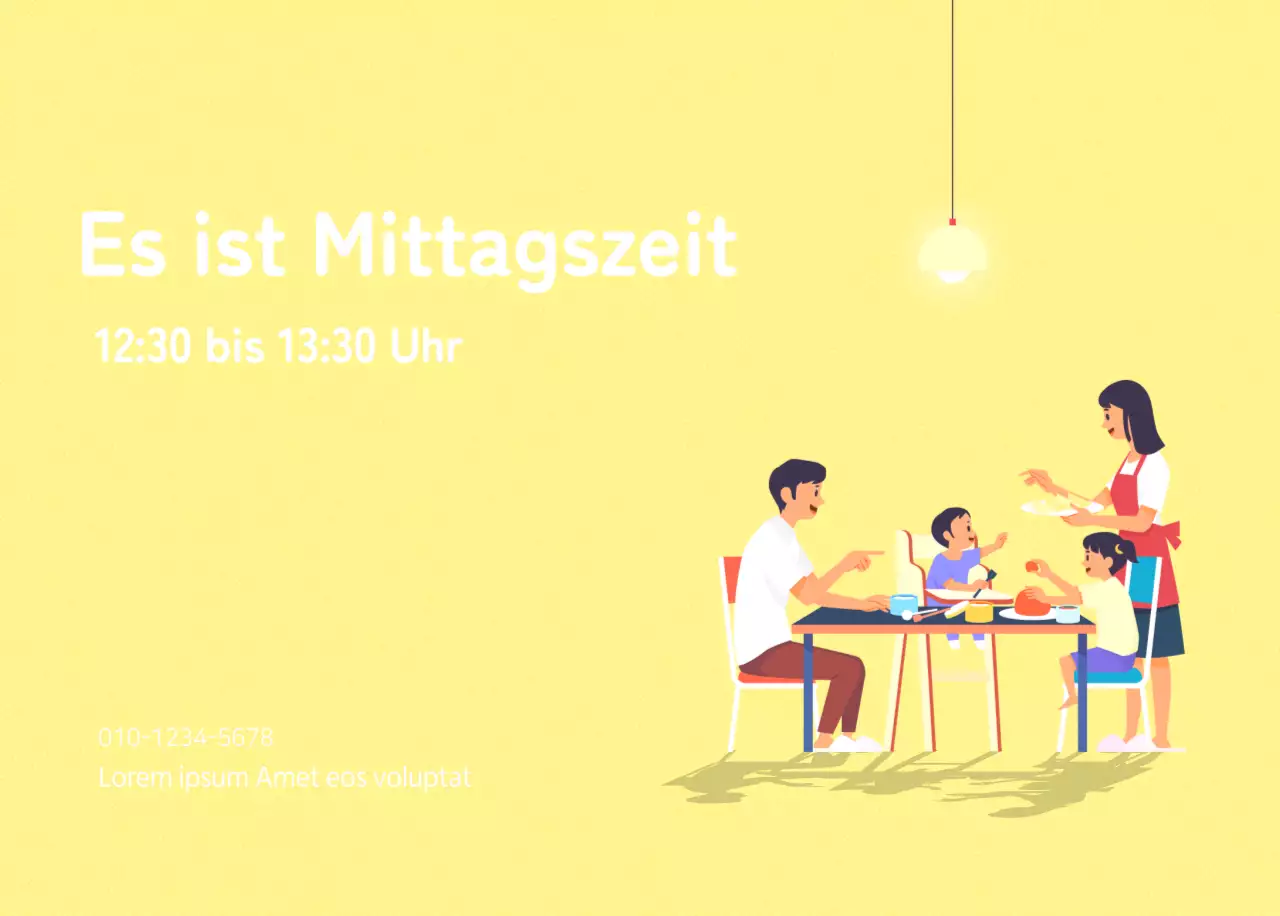 Mehrfarbige Familie Illustration Konzept