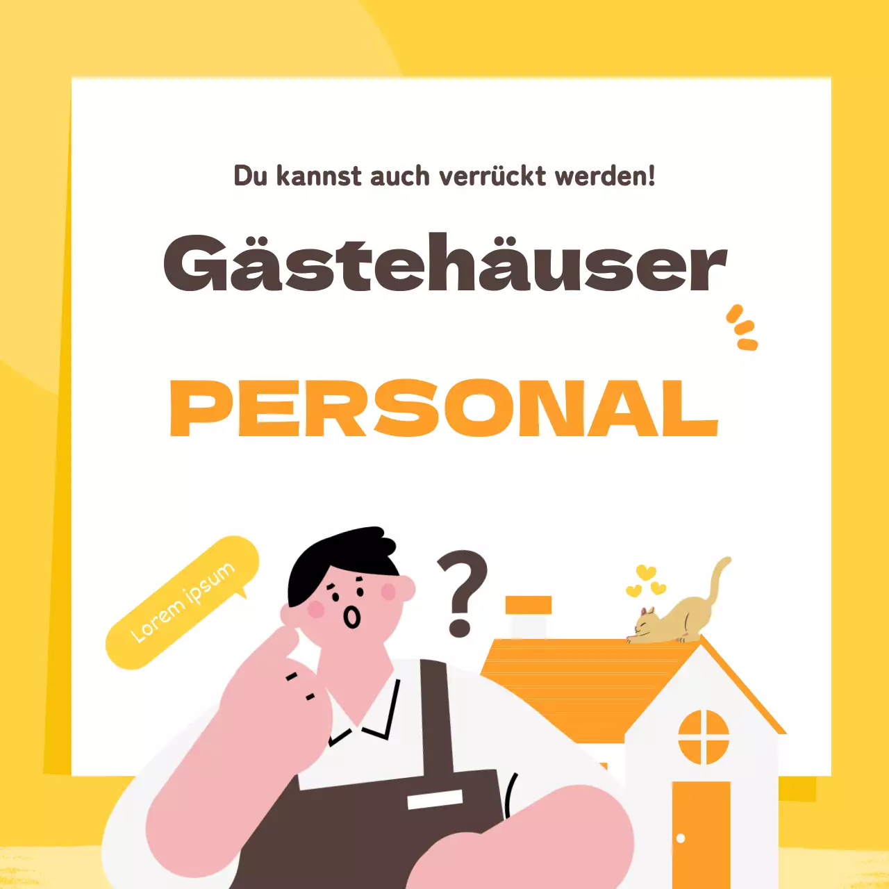 Wir suchen fröhliche Mitarbeiter für das Gästehaus