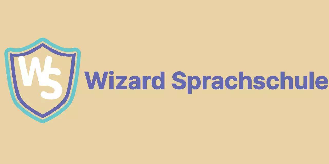 Einfacher, moderner Logostil in Mint und Lila für die Werbung einer Akademie