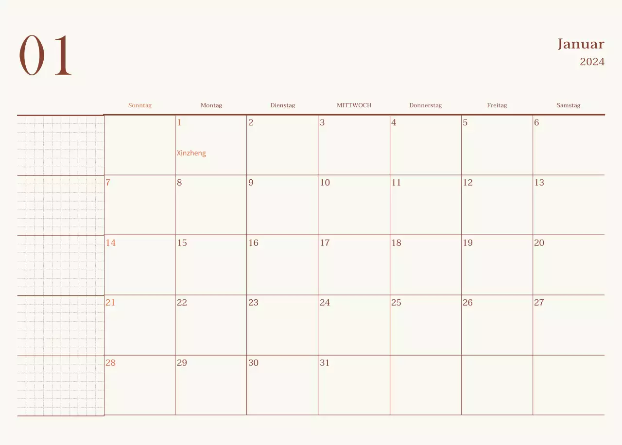 Emotionales Cafe-Fotolayout in Beige und Braun