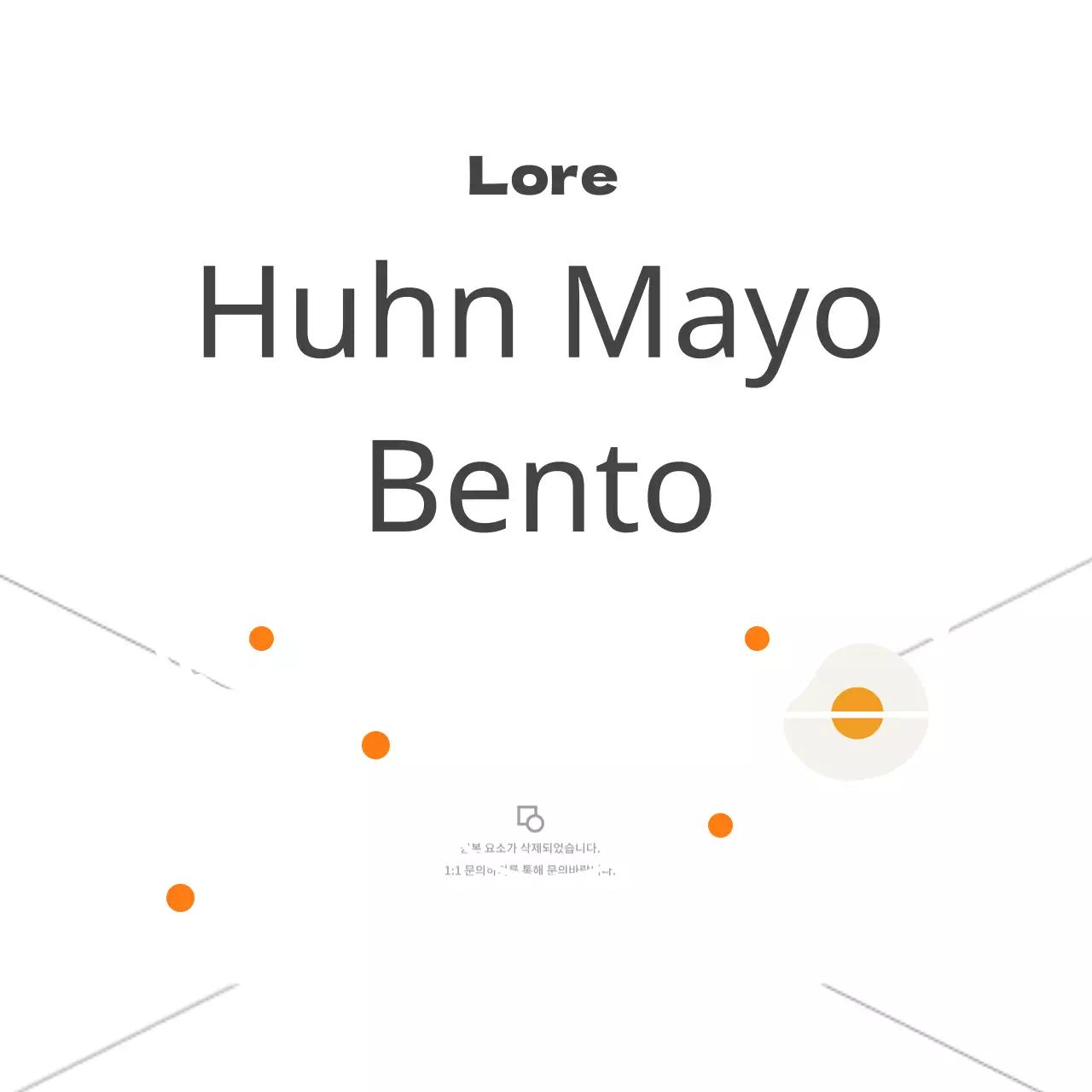 Hühnchen Mayo Bento