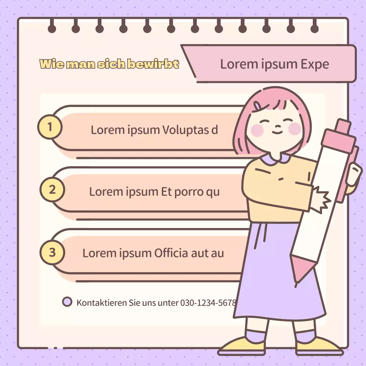Niedliche Akademie der Geisteswissenschaften in Gelb und Lila