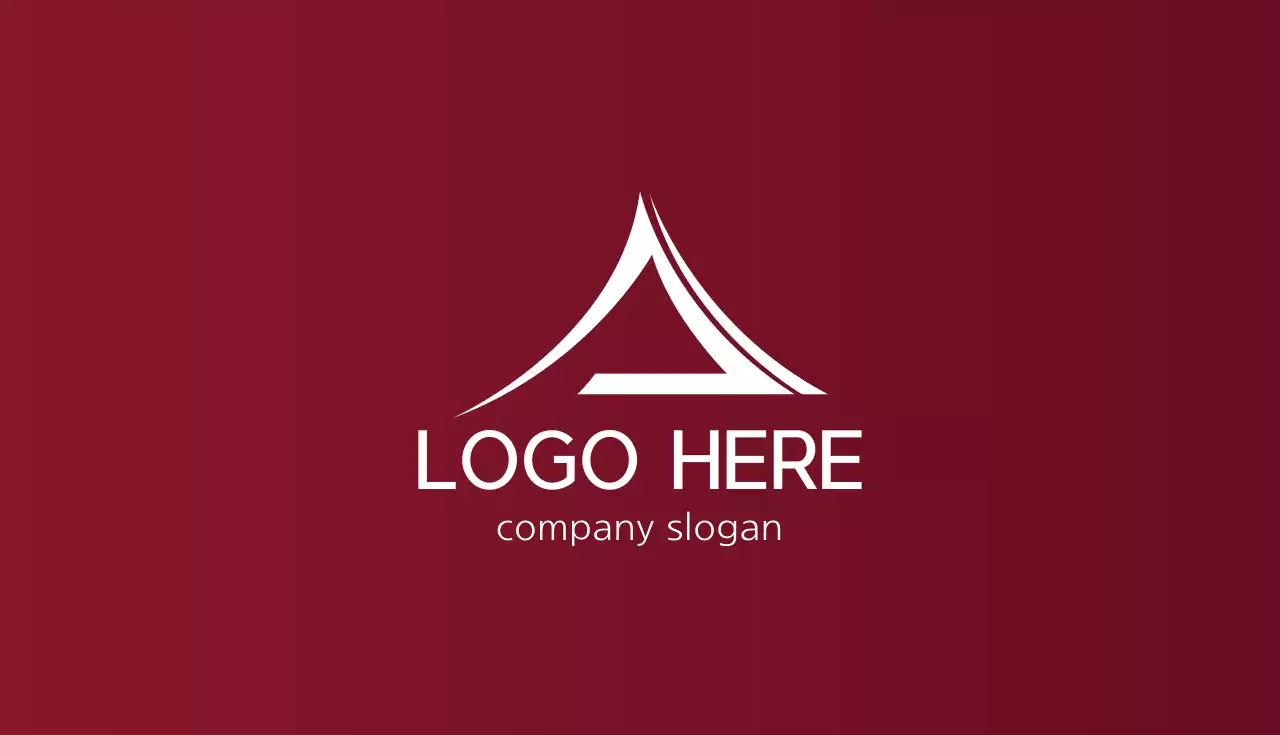 赤 シンプル ビジネス 名刺