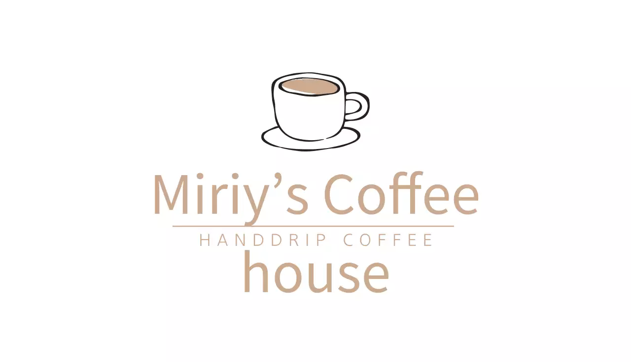 白 シンプル コーヒー カード 名刺