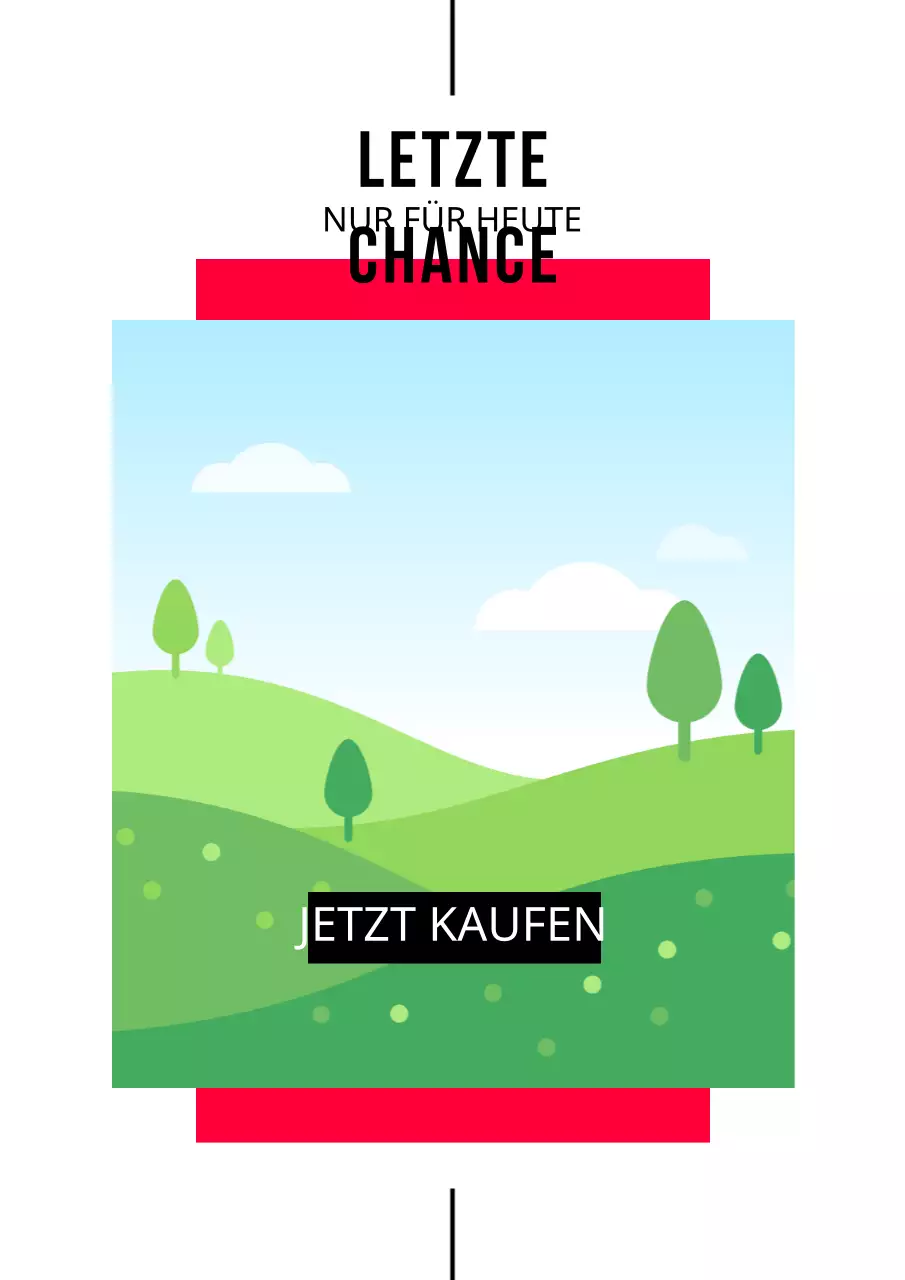 Verschiedene Layouts mit Fotos in Rot