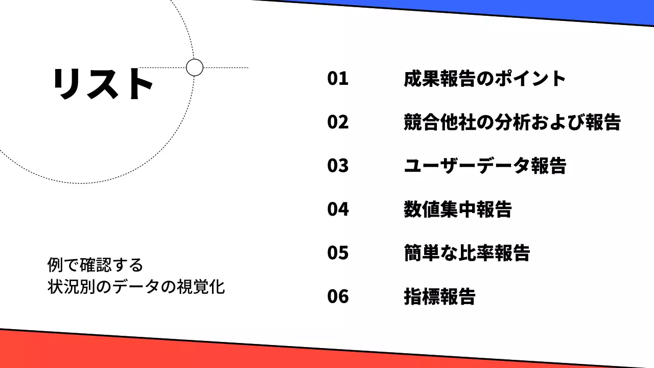 青 モダン データ 報告書 プレゼンテーション