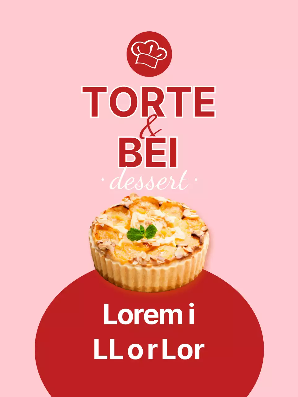 Ein erfrischendes Dessert in Rot und Rosa