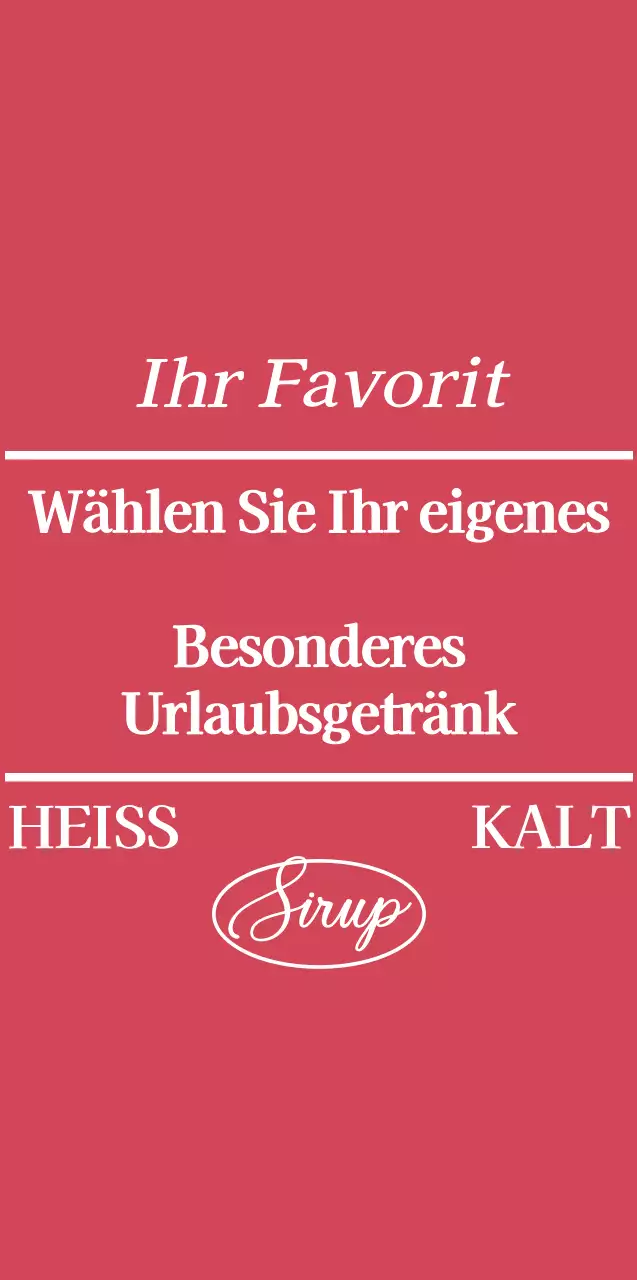 Cafe-Ware mit rotem und weißem Text