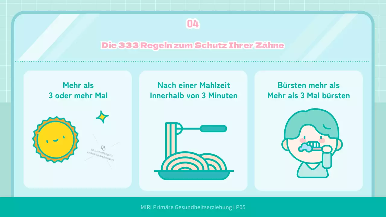 Mint Niedliches Kind IllustrationZahnärztliche Gesundheitserziehung