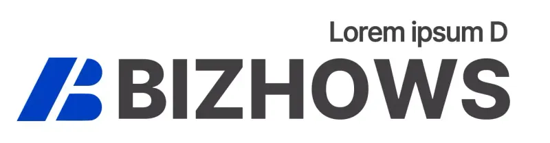 Gründungslogo mit blauen und grauen Symbolen