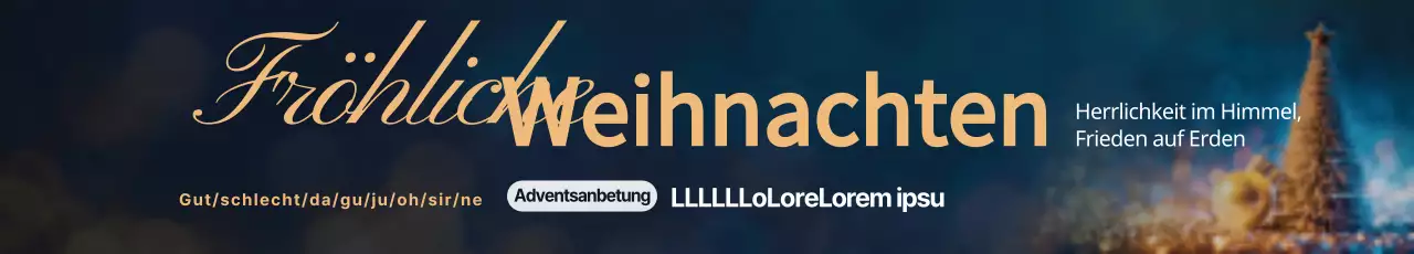 Frohe Weihnachten