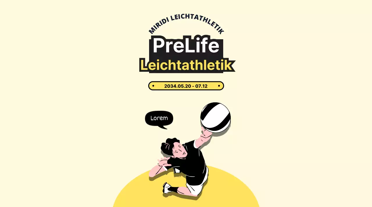 Gestaltung eines hellen und energiegeladenen Sportwasseretiketts für ein Sportereignis