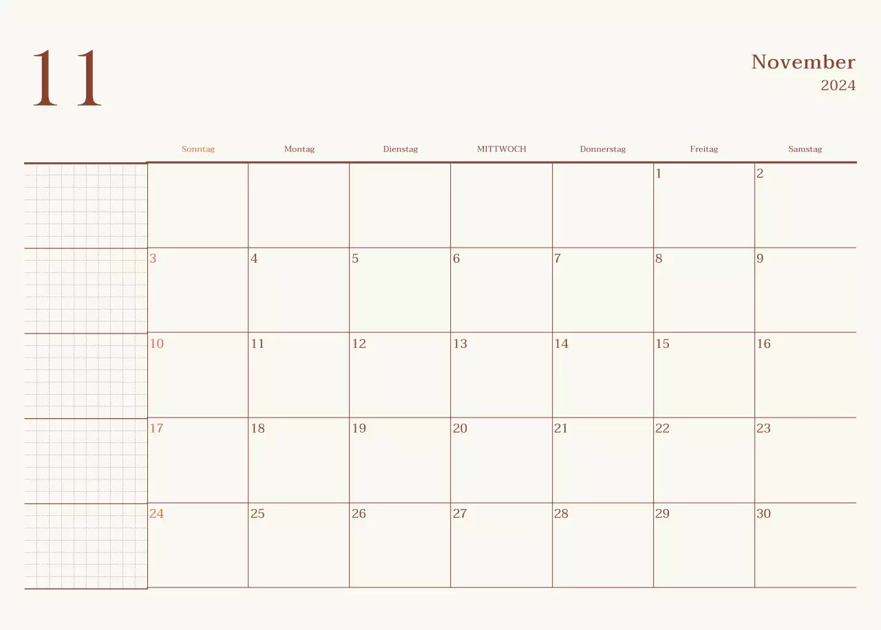 Emotionales Cafe-Fotolayout in Beige und Braun