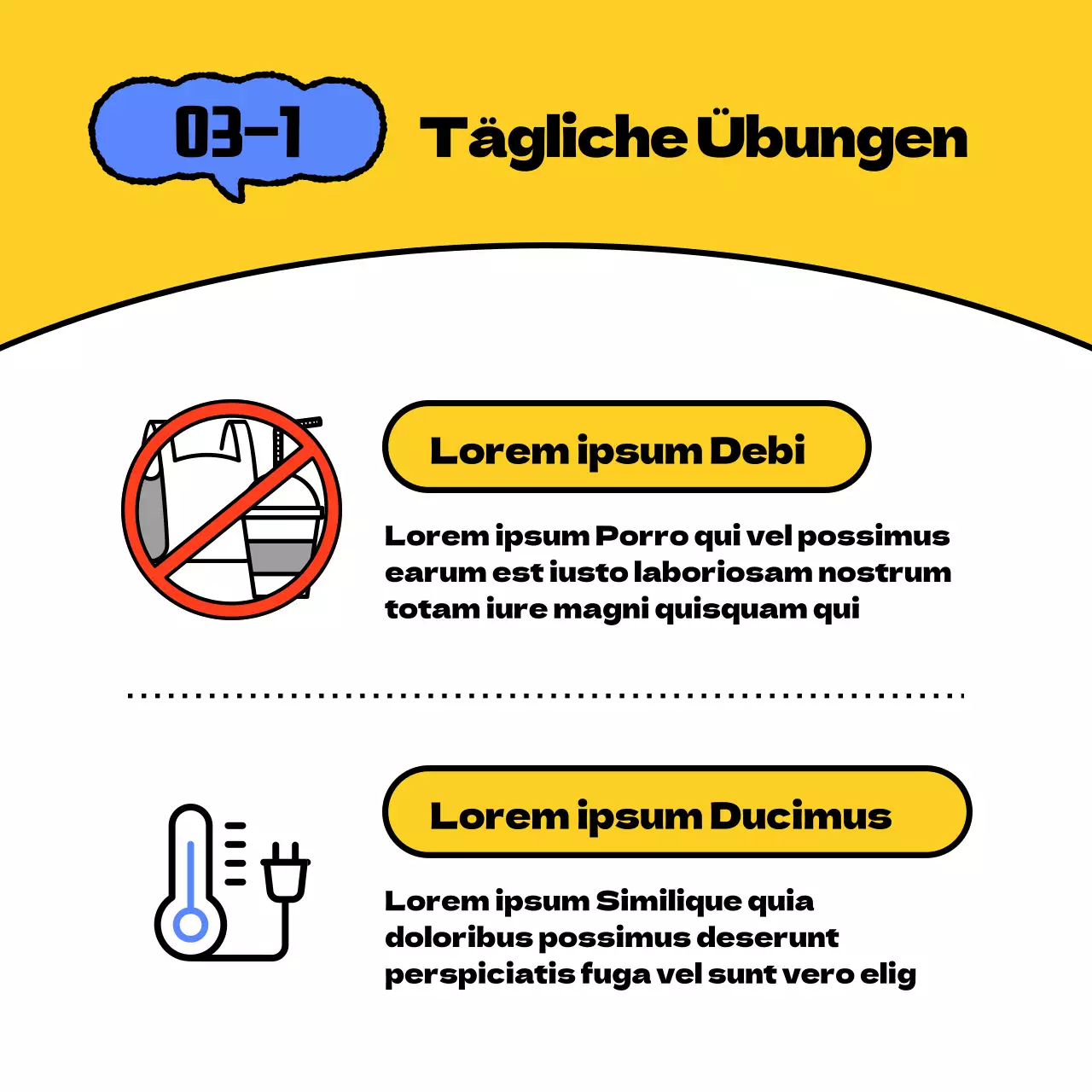 Gelb-Blau Niedlich und umweltfreundlich Werben Sie für die Green Life-Kampagne