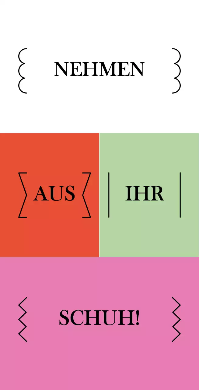 Niedliche, bunte Textstile