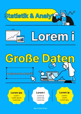 Innovativ und logisch AI in hellblau und gelb Künstliche Intelligenz Cloud Big Data Statistische Analyse Analyst Handschriftliche Frage Buch