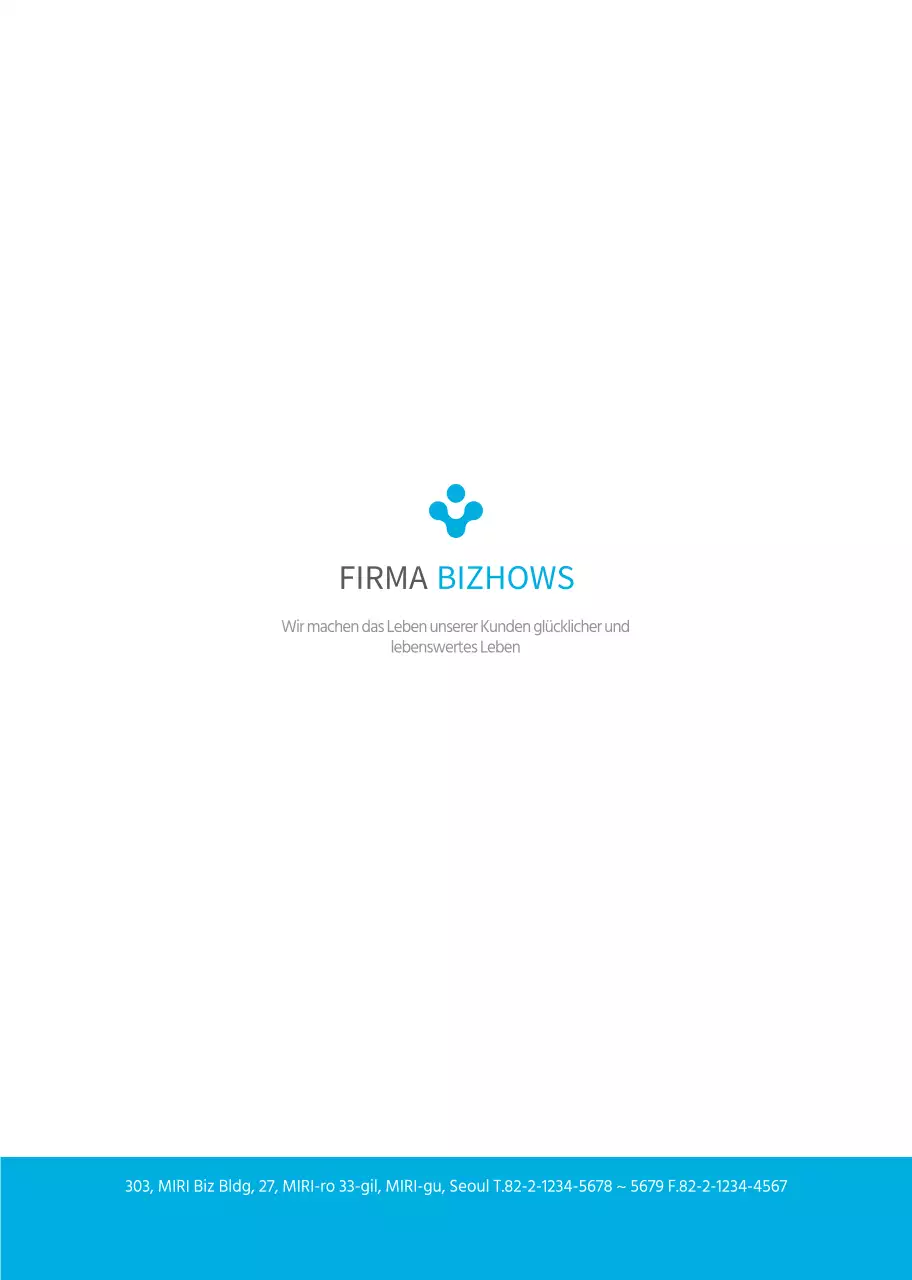 Einfaches Business in Hellblau und Grau