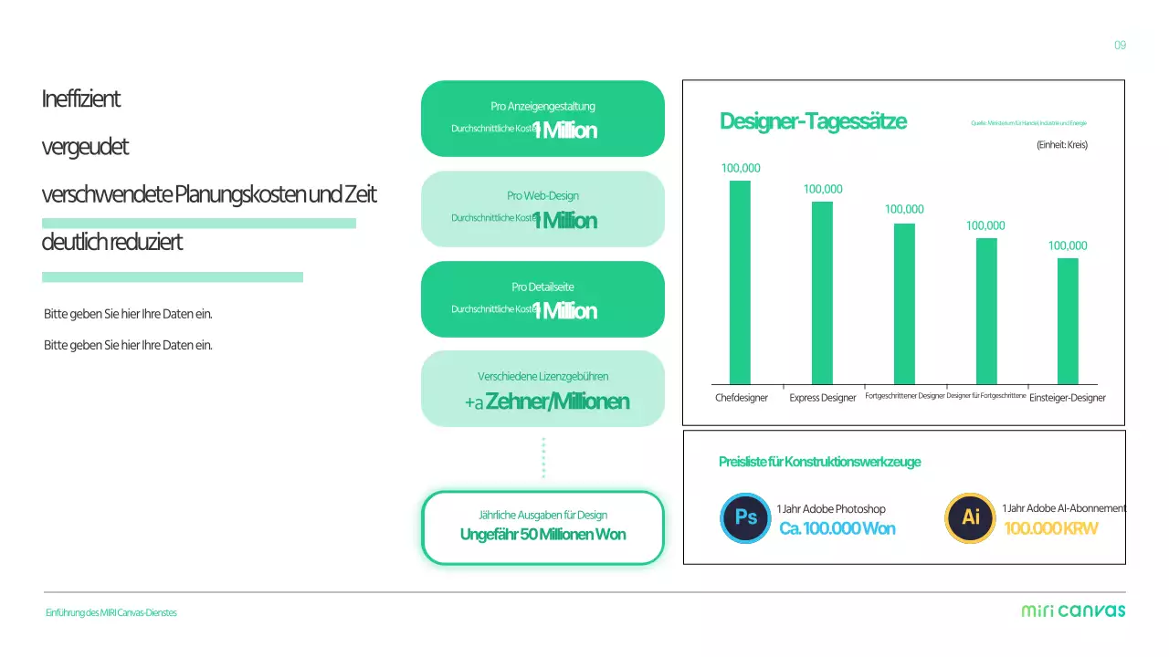 Einfaches Firmenprofil
