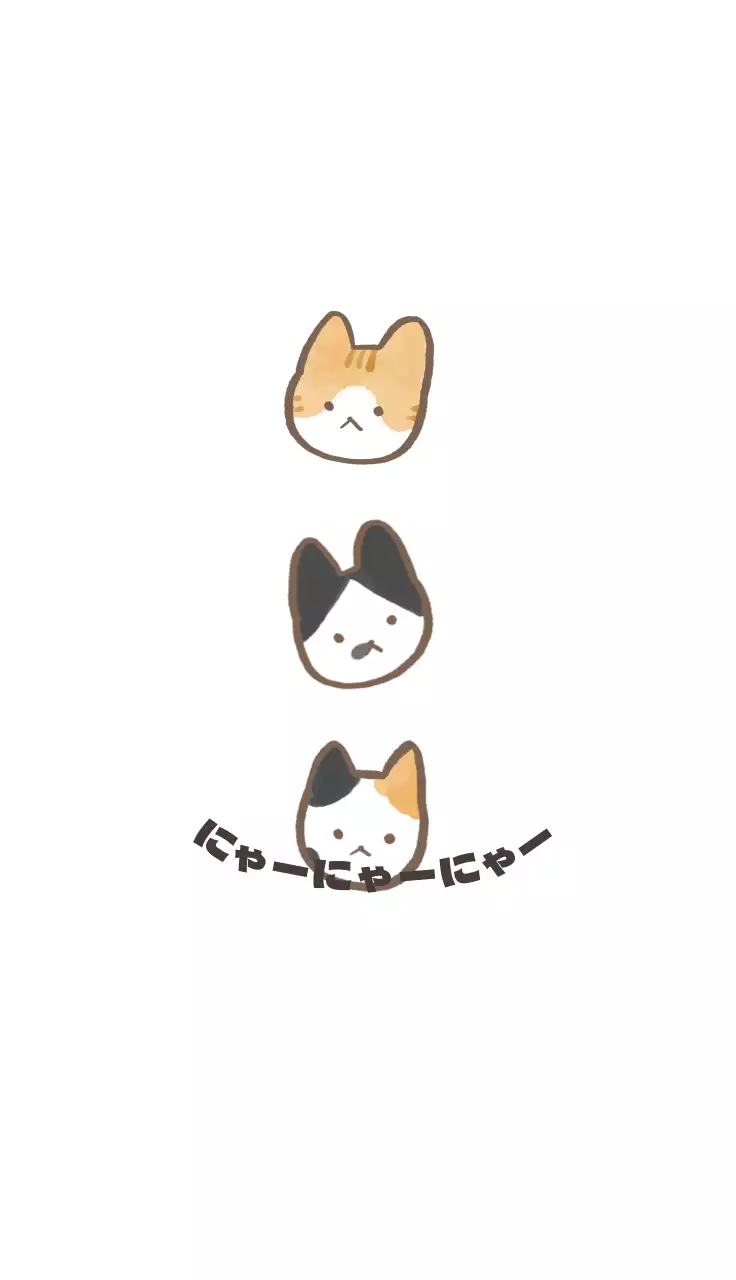 茶色と黒のかわいいカフェ名刺