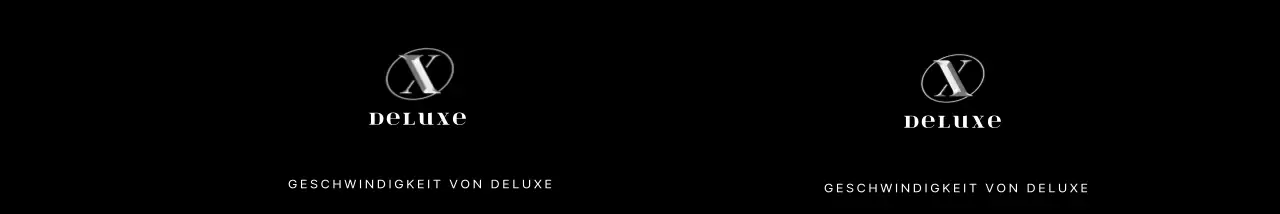 Elegantes und cooles Auto-Logo in Weiß und Schwarz