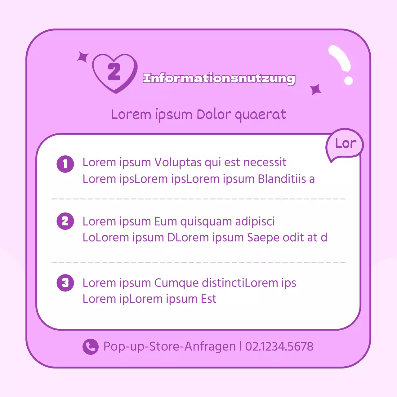 Ein Pop-up-Store mit einem niedlichen lila Arcade-Automaten-Konzept