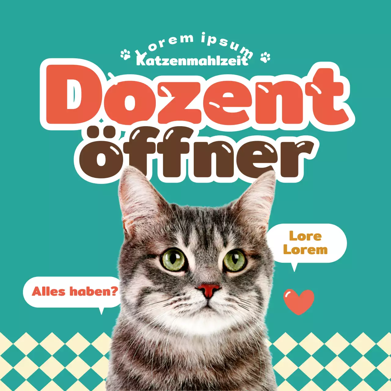 Über dieses warme und kuschelige Haustier Katze Hundefutter in türkis und braun