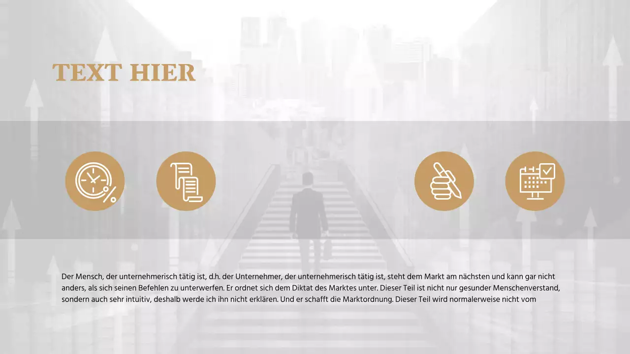 Geschäftspräsentationen