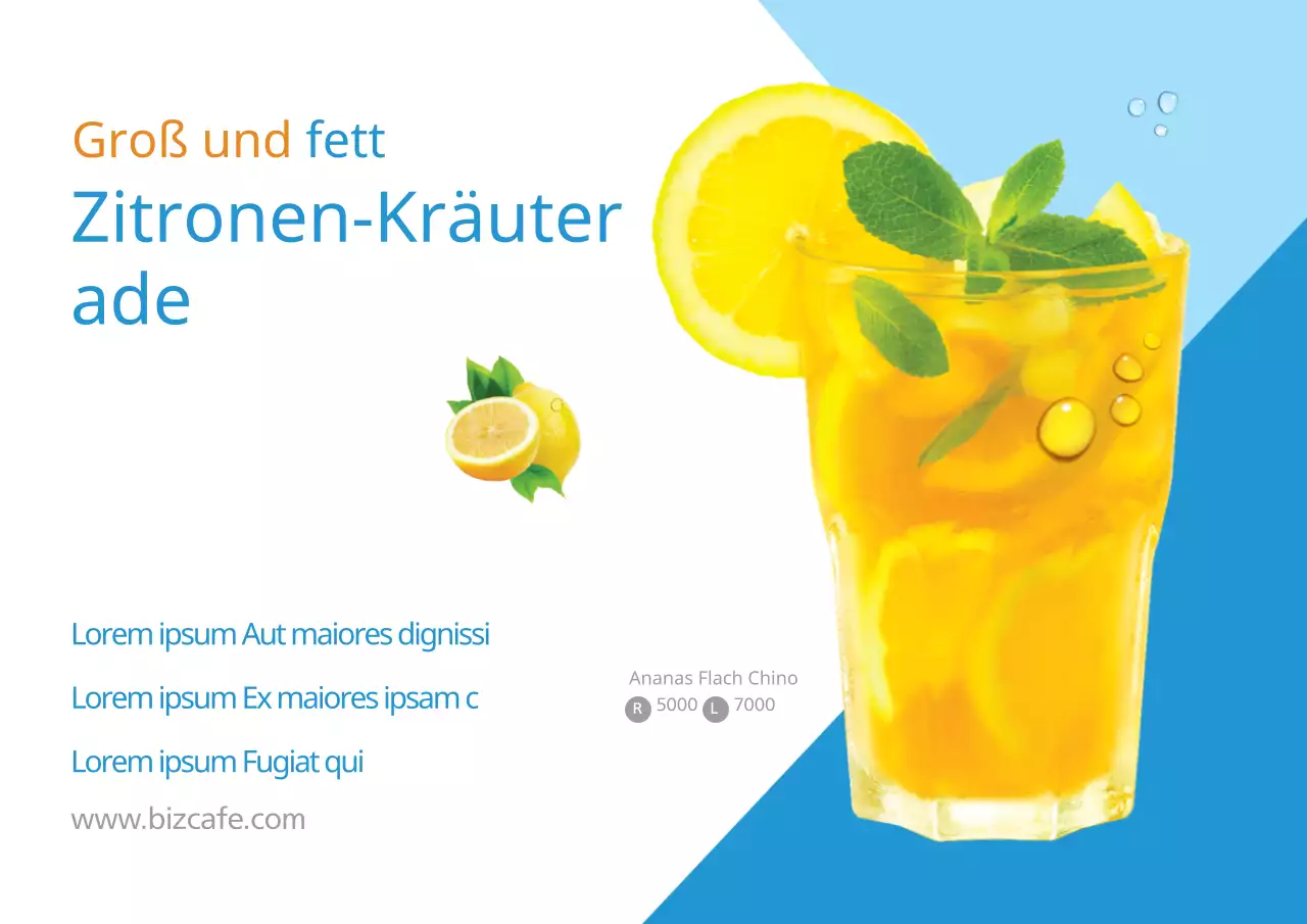 Zitronen-Kräuterlimonade