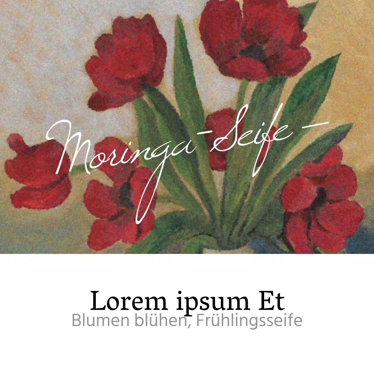 Wenn die Blumen blühen und der Frühling