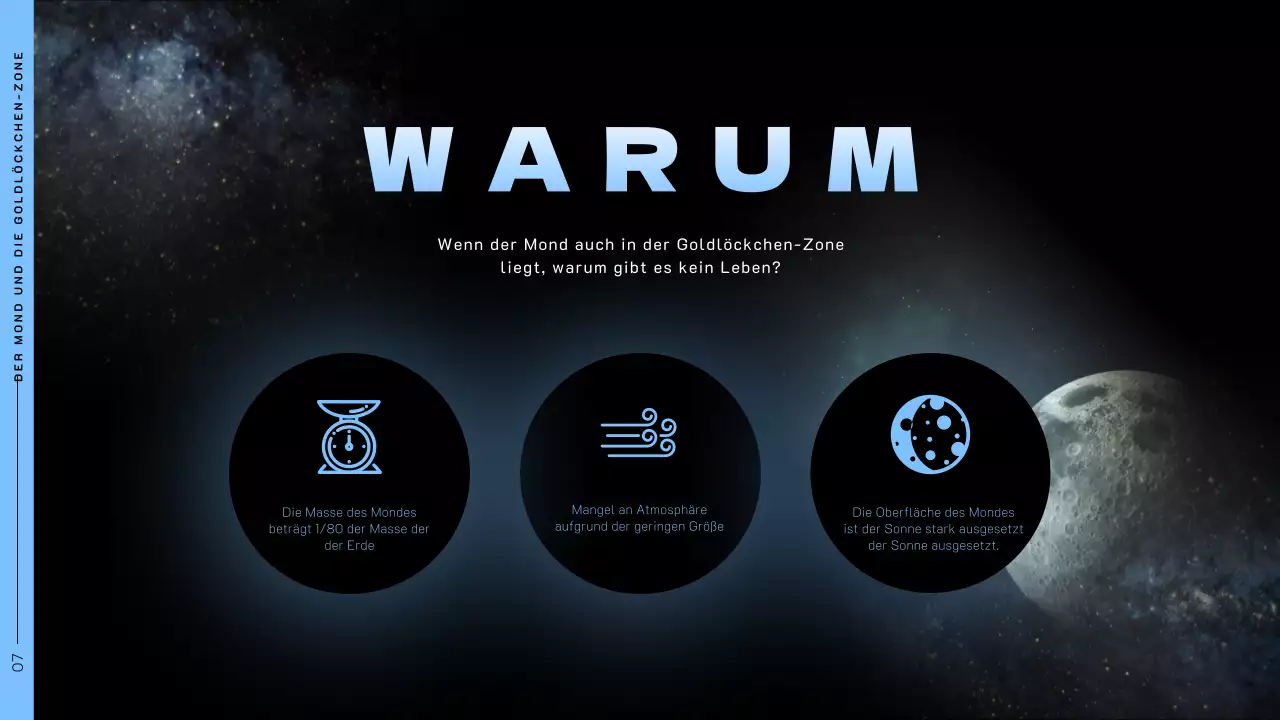 Weltraumthema mit Weltraumfotos auf schwarzem Hintergrund