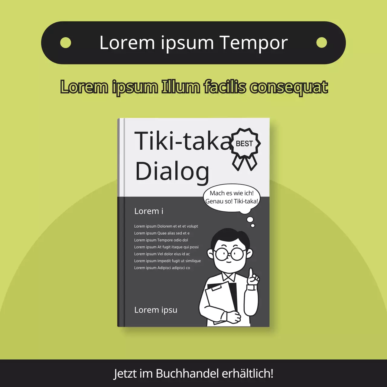 Lime green and black social life cardNews