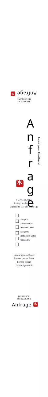 Weißes einfaches japanisches Bento