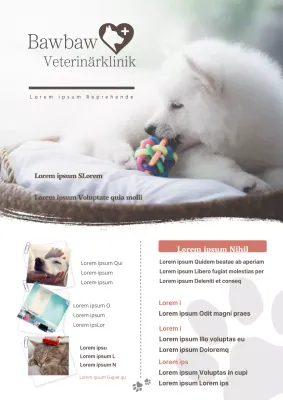 Bewerben Sie Ihre Tierarztpraxis mit Fotos von Welpen