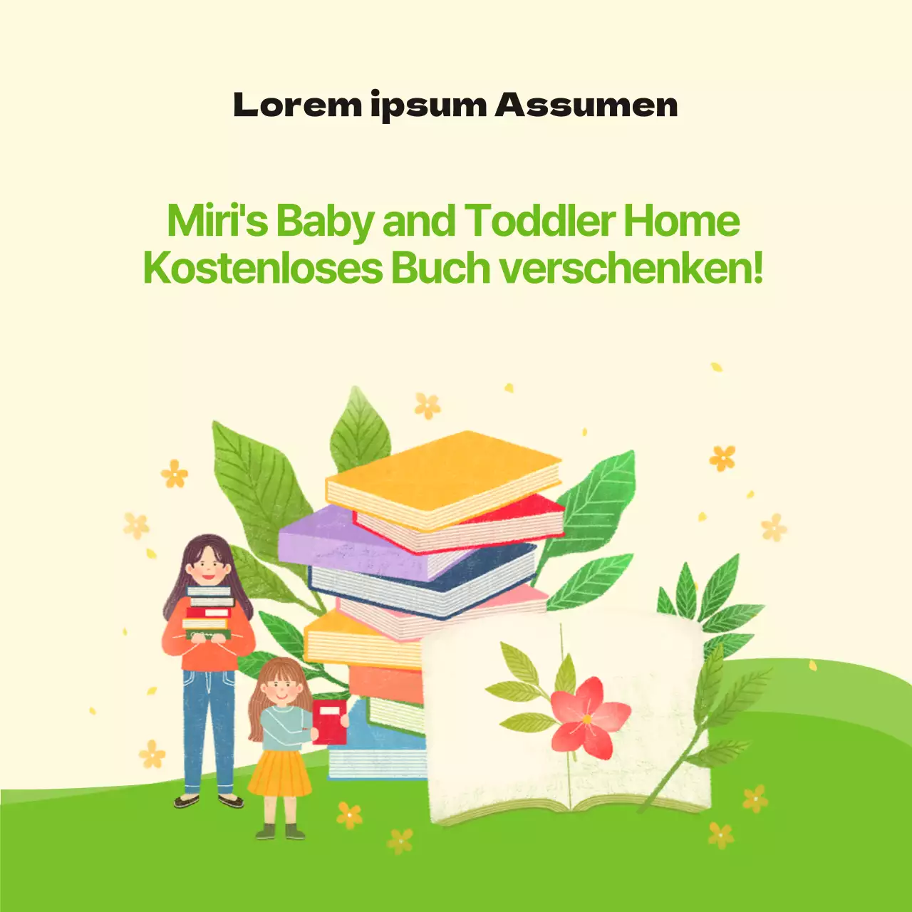 Kostenlose gelbe und chartreuse Bücher für Babys und Kleinkinder in den Bibliotheken der Wohlfahrtsverbände
