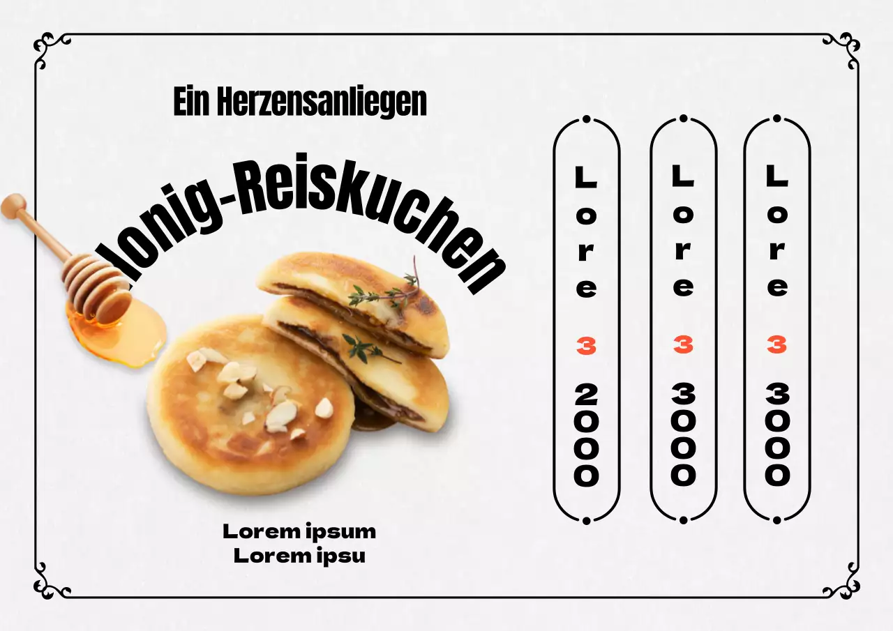 Einfaches Vintage-Poster