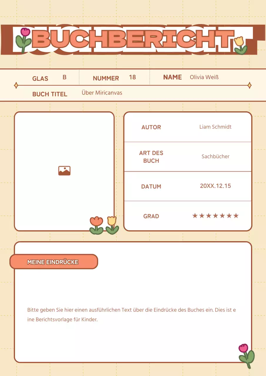 Erlebnispädagogische Berichte mit niedlichen Illustrationen