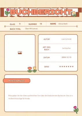 Erlebnispädagogische Berichte mit niedlichen Illustrationen