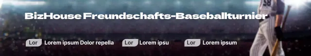 Freundschaftsturniere im Baseball